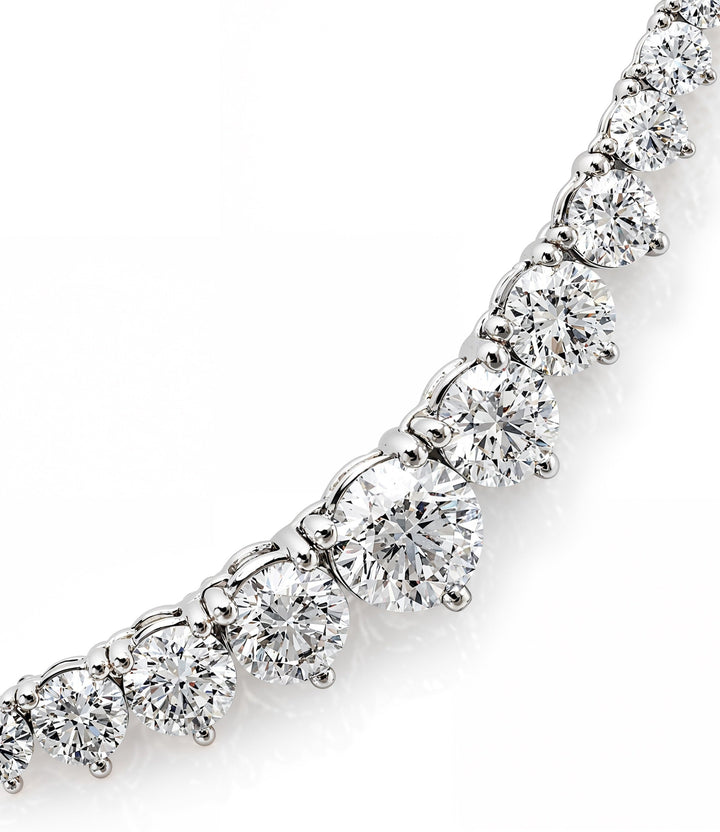 14kt White Gold Lab Grown Diamond Necklace