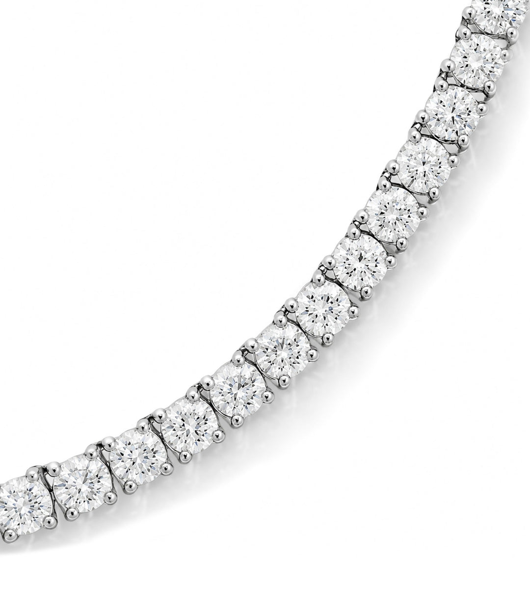 14kt White Gold Lab Grown Diamond Necklace