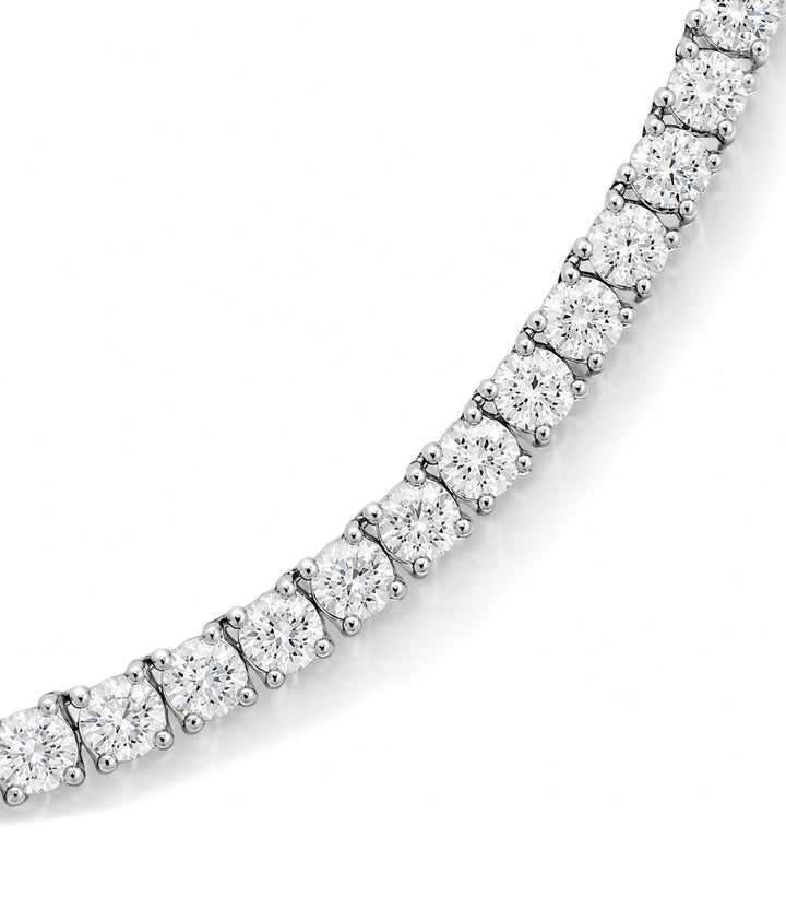 14kt White Gold Lab Grown Diamond Necklace