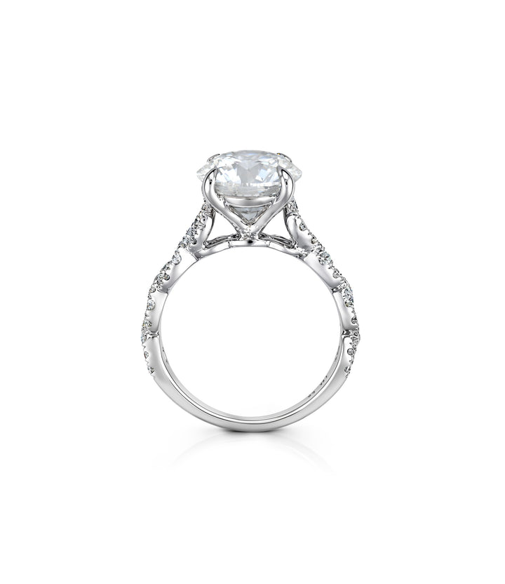 14kt White Gold Lab Grown Diamond Ring