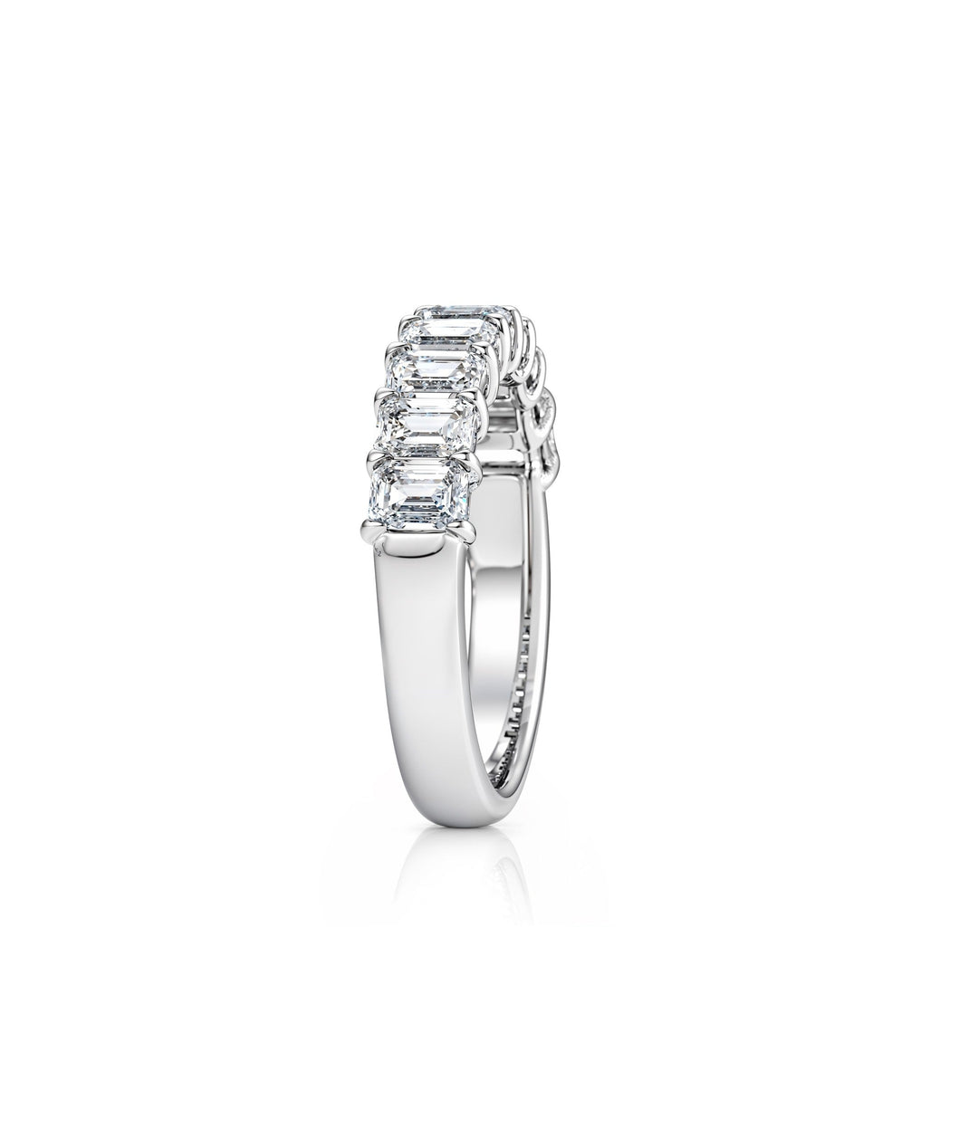 14kt White Gold Lab Grown Diamond Wedding Band
