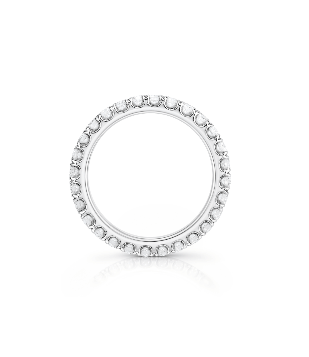 14kt White Gold Lab Grown Eternity Diamond Ring