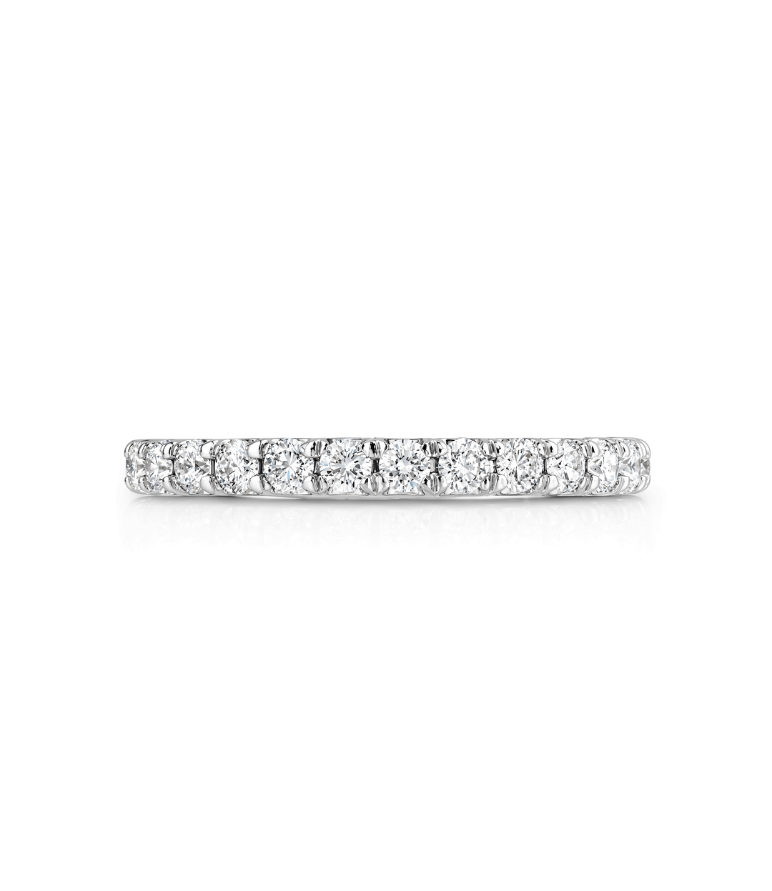 14kt White Gold Lab Grown Eternity Diamond Ring