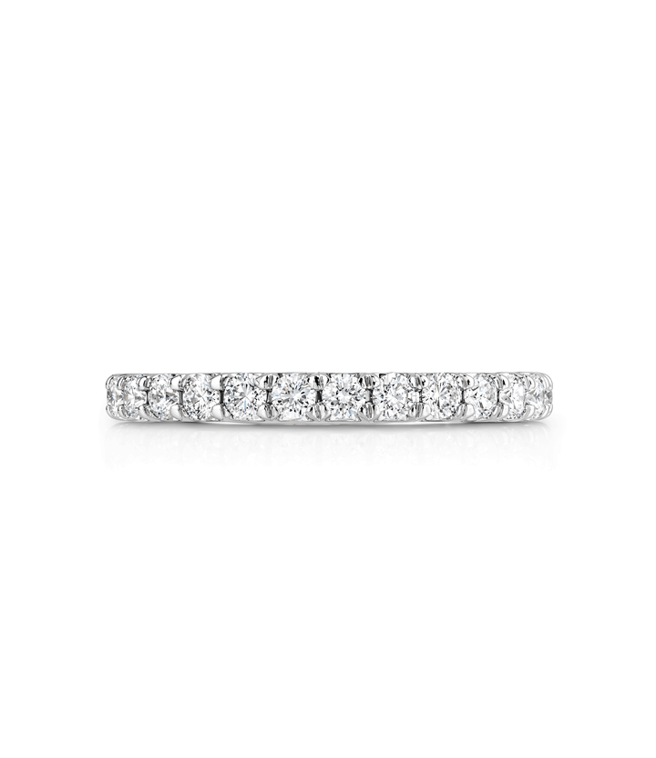 14kt White Gold Lab Grown Eternity Diamond Ring