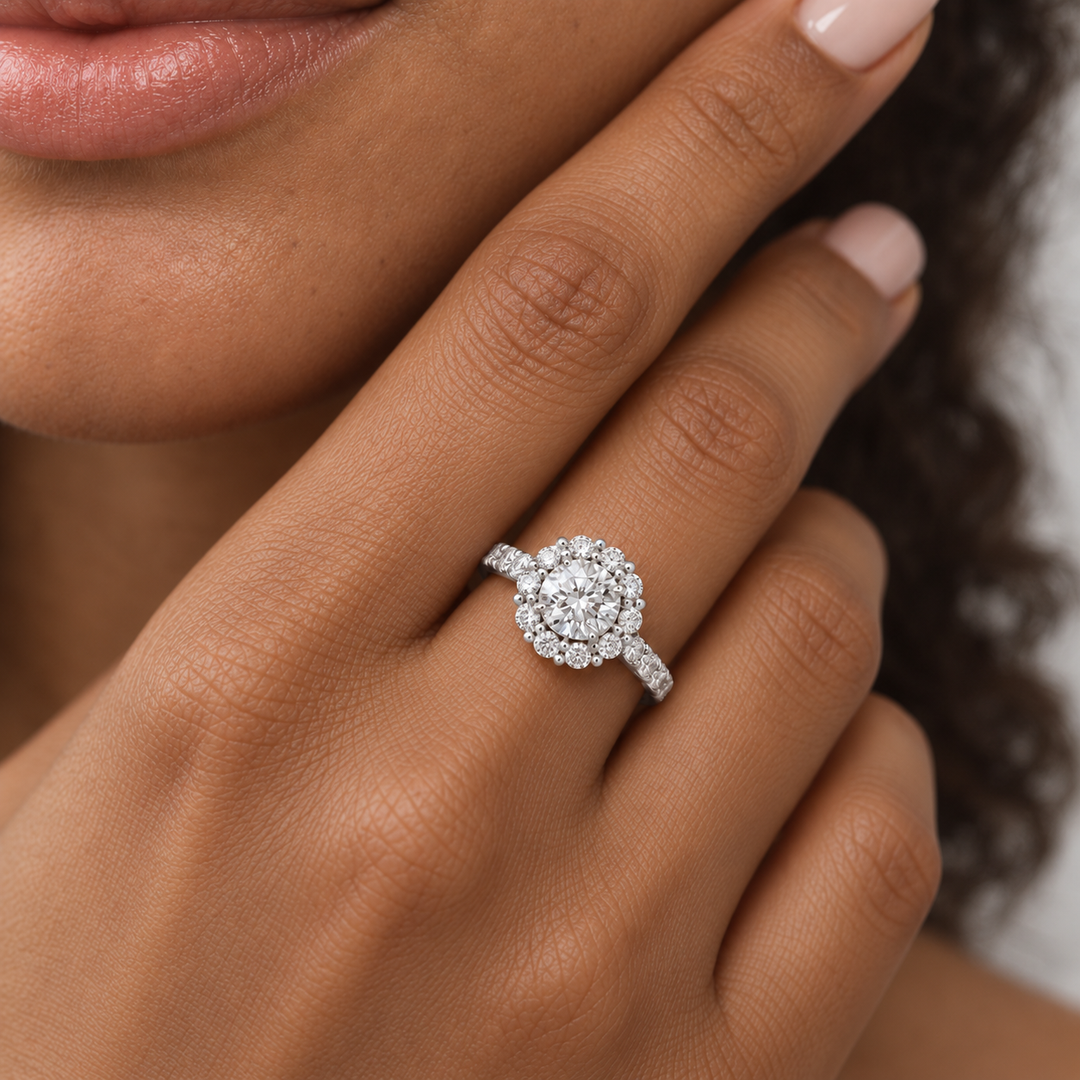18kt White Gold Diamond Ring