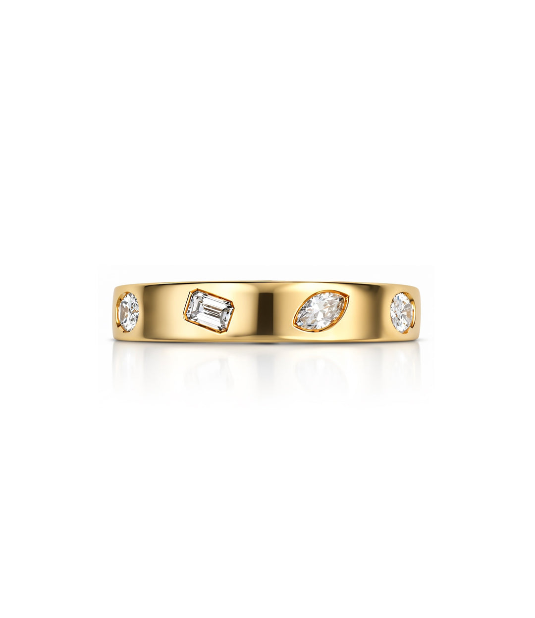18kt Diamond Band