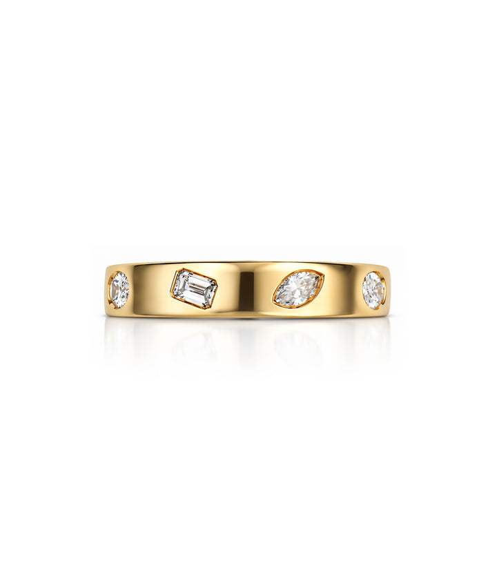 18kt Diamond Band