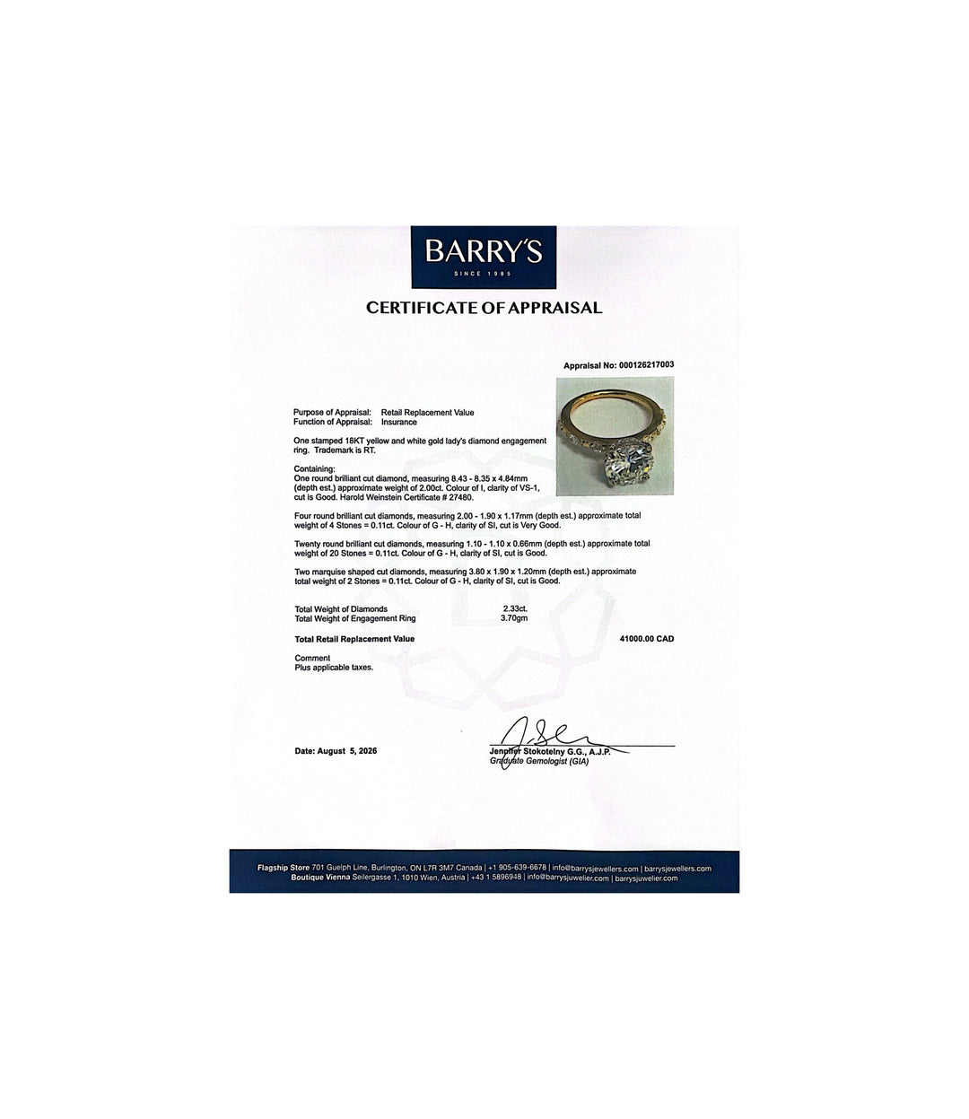 18kt Diamond Ring