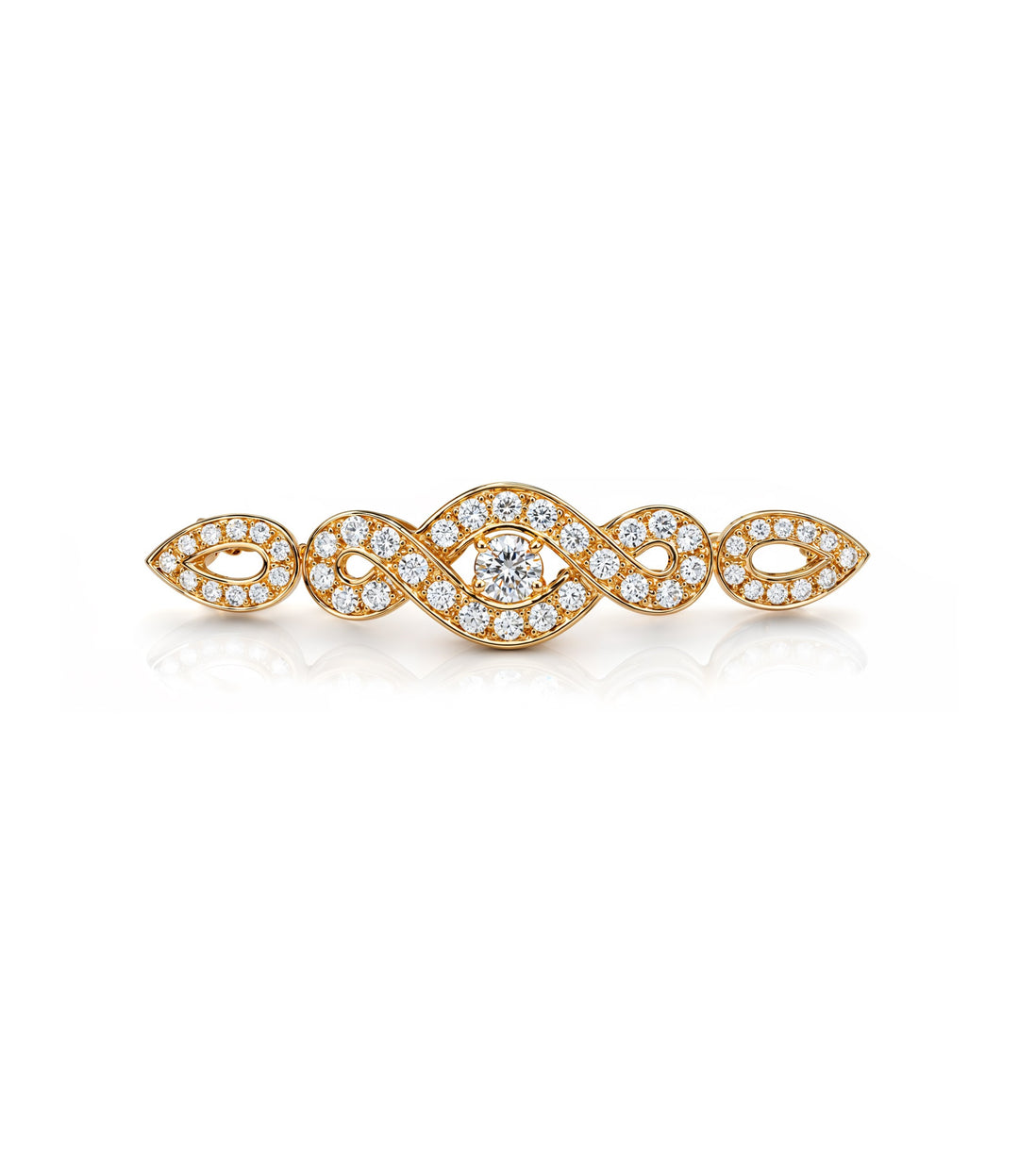 18kt Estate Diamond Brooch