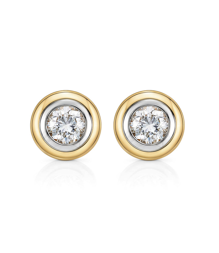 18kt Estate Diamond Earrings