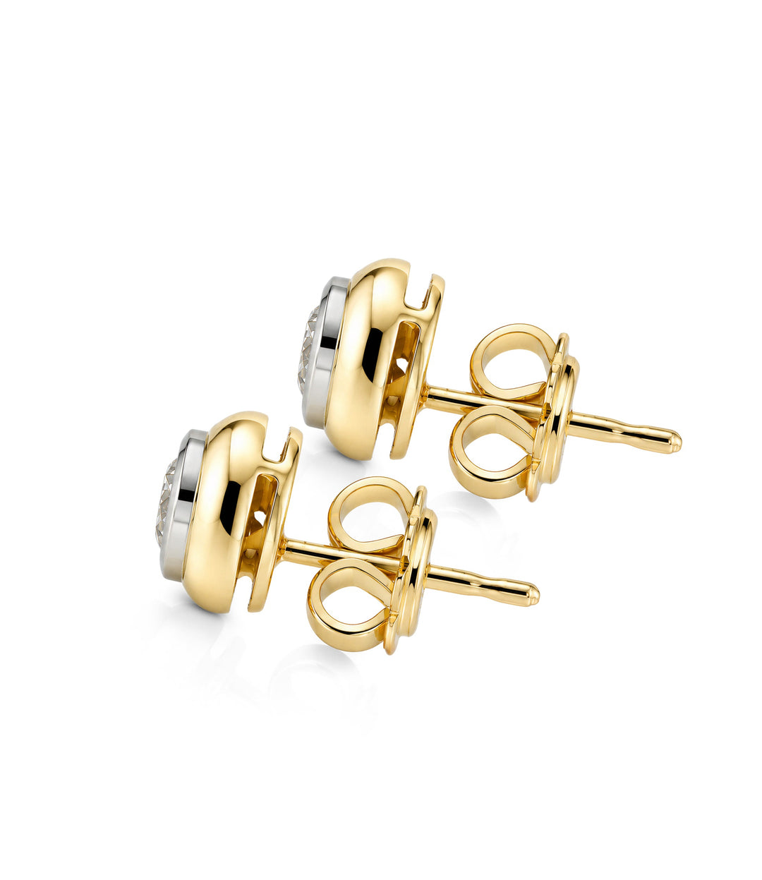 18kt Estate Diamond Earrings