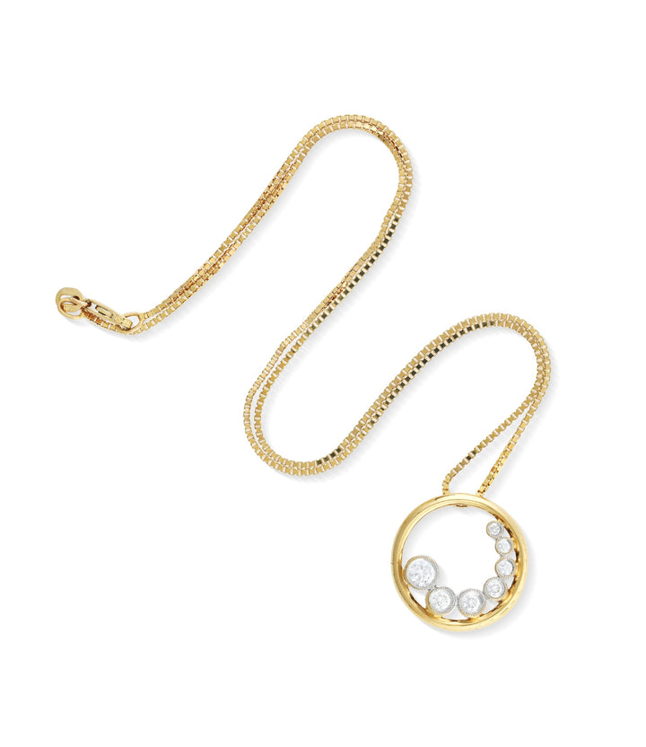 18kt Estate Diamond Pendant