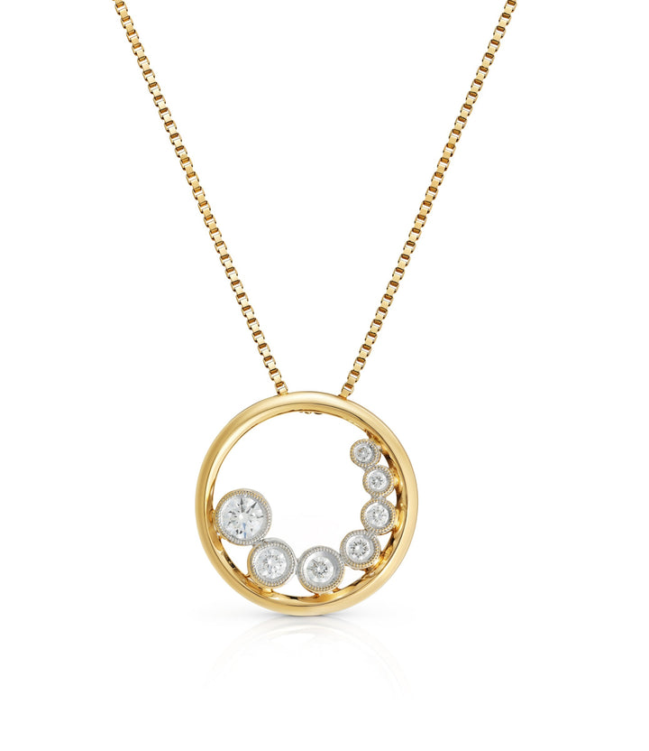 18kt Estate Diamond Pendant