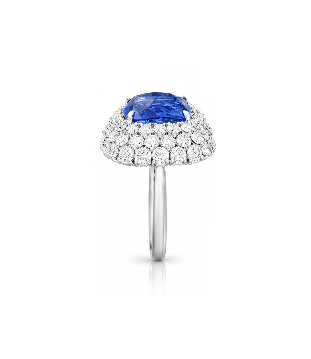 18kt Estate Sapphire and Diamond Cocktail Ring