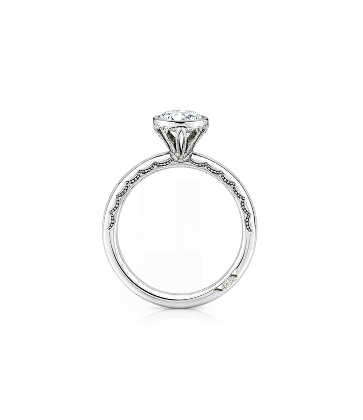 18kt Estate Tahitian Pearl Diamond Ring