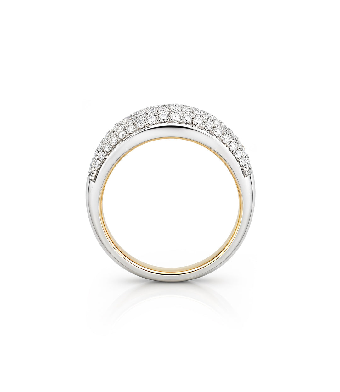 18kt Estate White Gold Ruby Diamond Ring