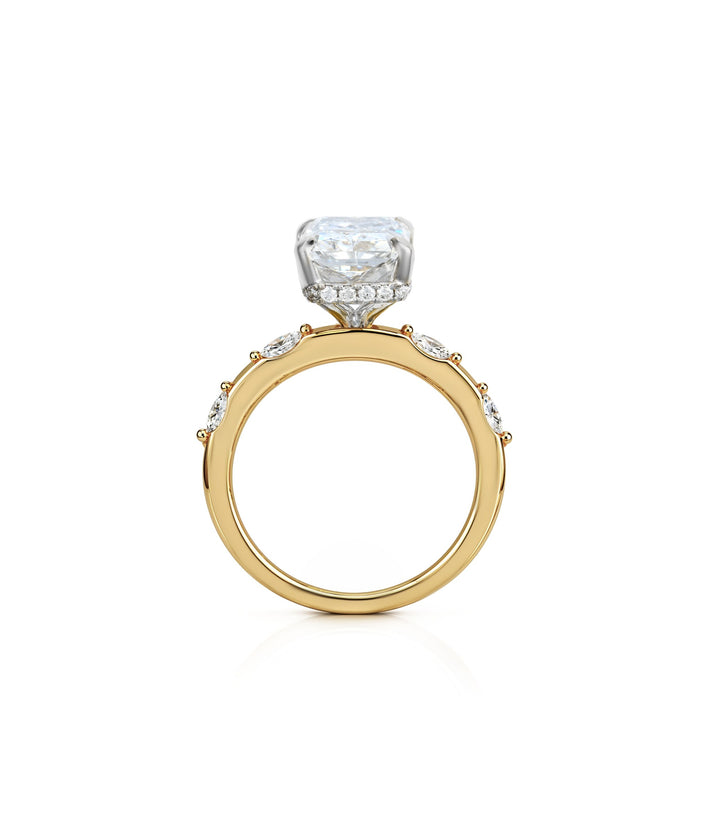 18kt Lab Grown Radiant Cut Diamond Ring
