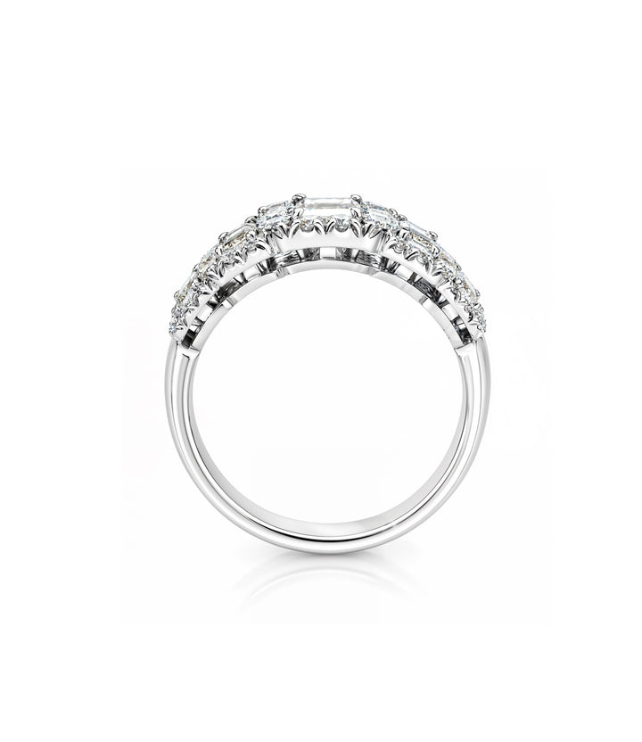 18kt White Gold Estate Christopher Designs Diamond Ring