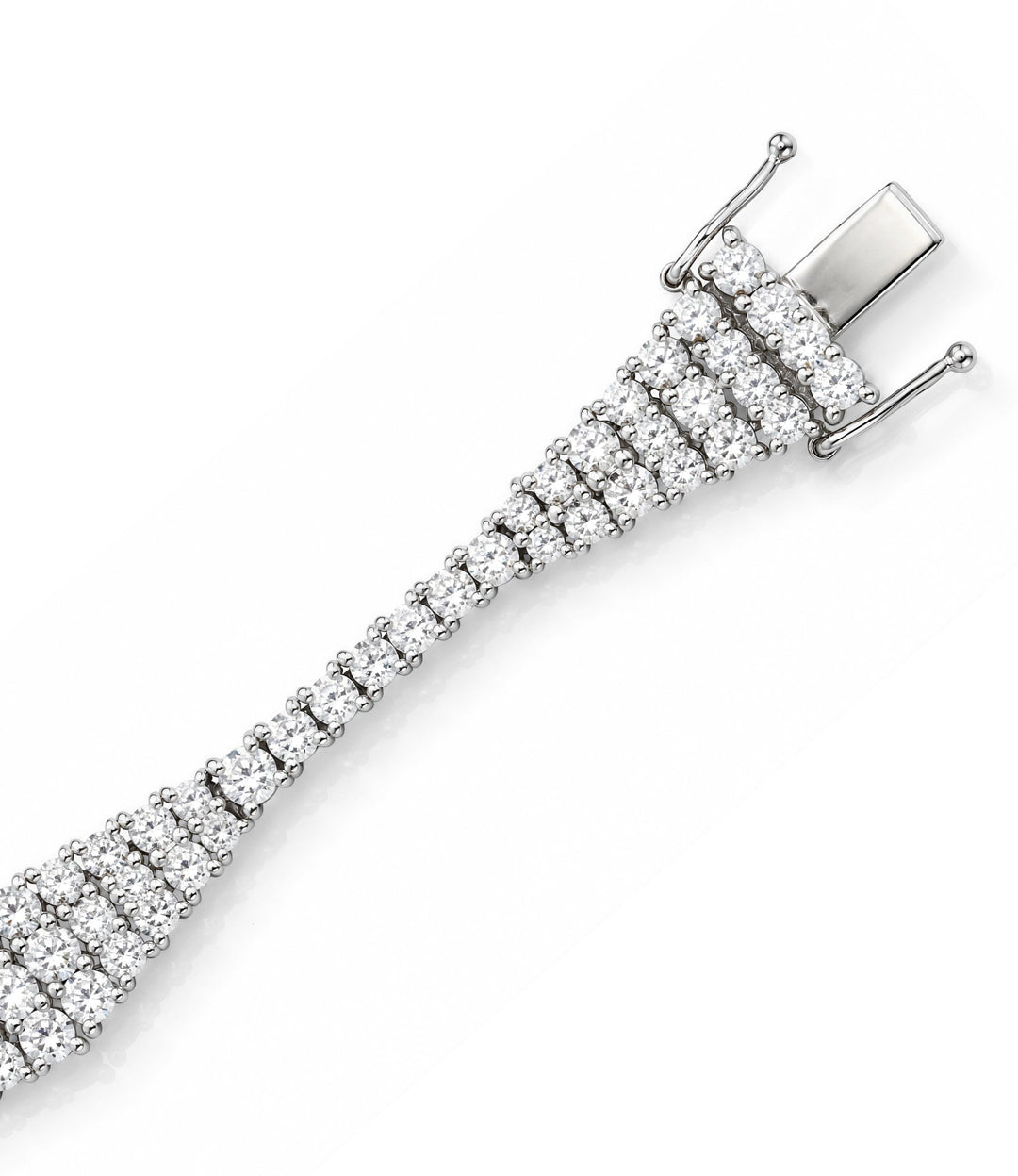 18kt White Gold Estate Diamond Bracelet