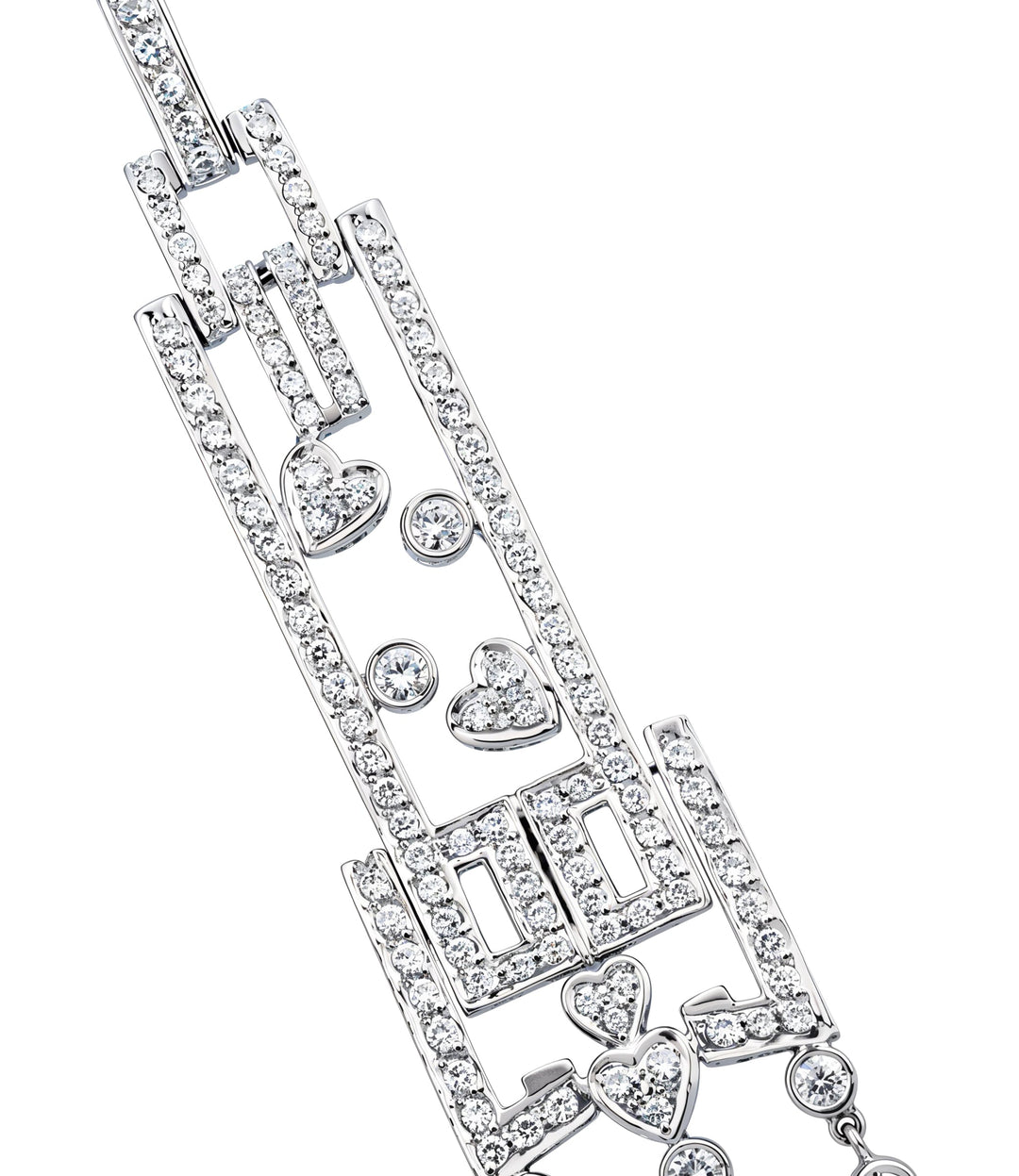 18kt White Gold Estate Diamond Pendant