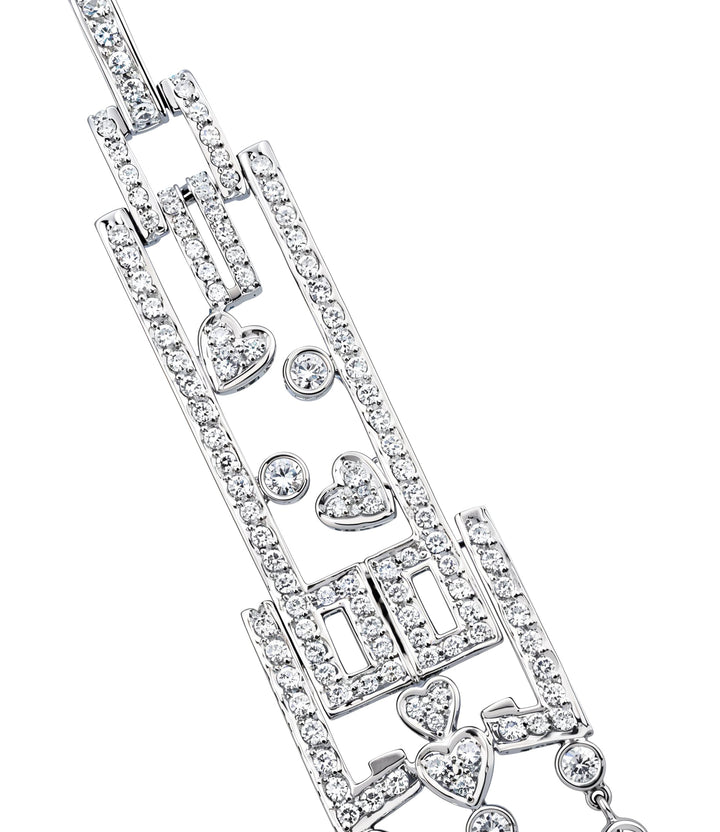 18kt White Gold Estate Diamond Pendant