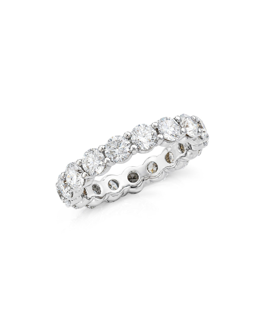 18kt White Gold Lab Grow Diamond Eternity Band