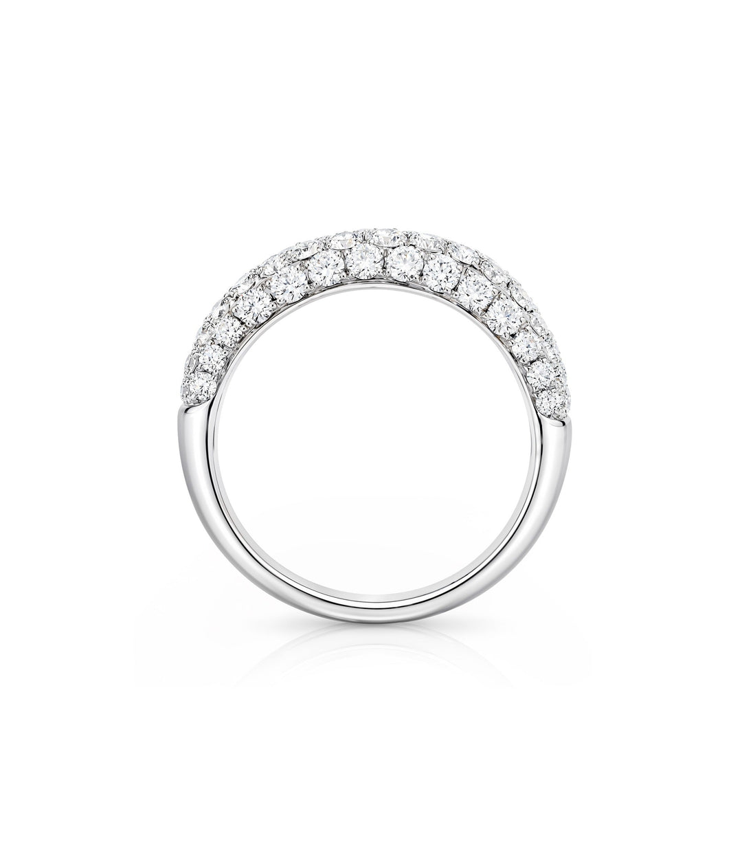 18kt White Gold Lab Grown Diamond Band