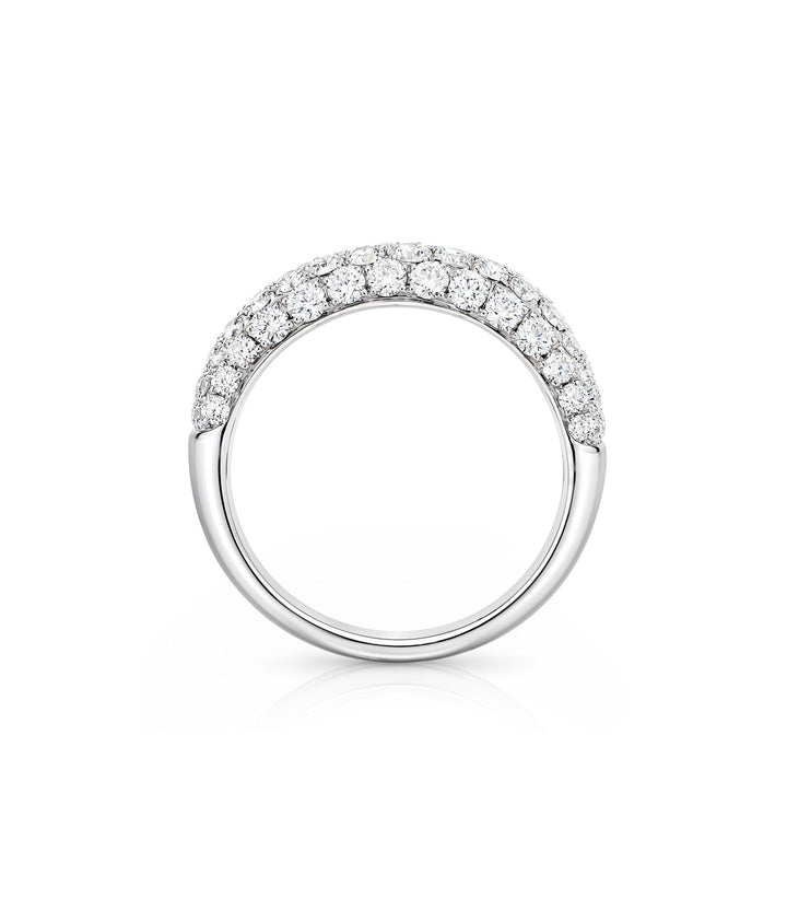 18kt White Gold Lab Grown Diamond Band