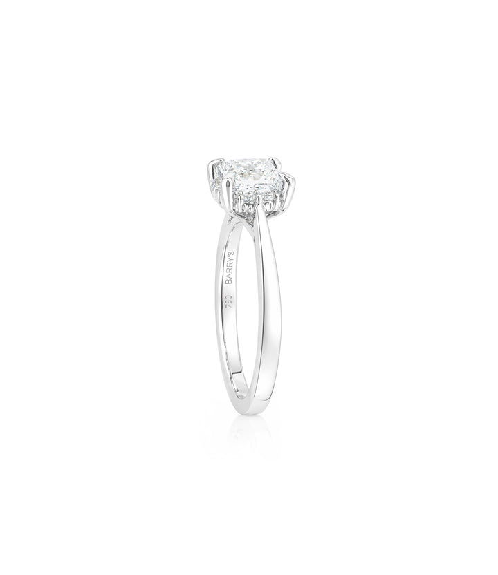 18kt White Gold Princess Cut Diamond Ring