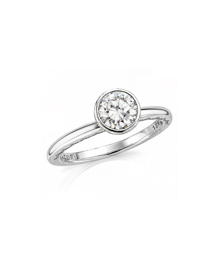 18kt White Gold Tacori Diamond Engagement Ring