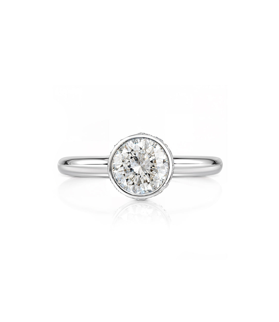 18kt White Gold Tacori Diamond Engagement Ring