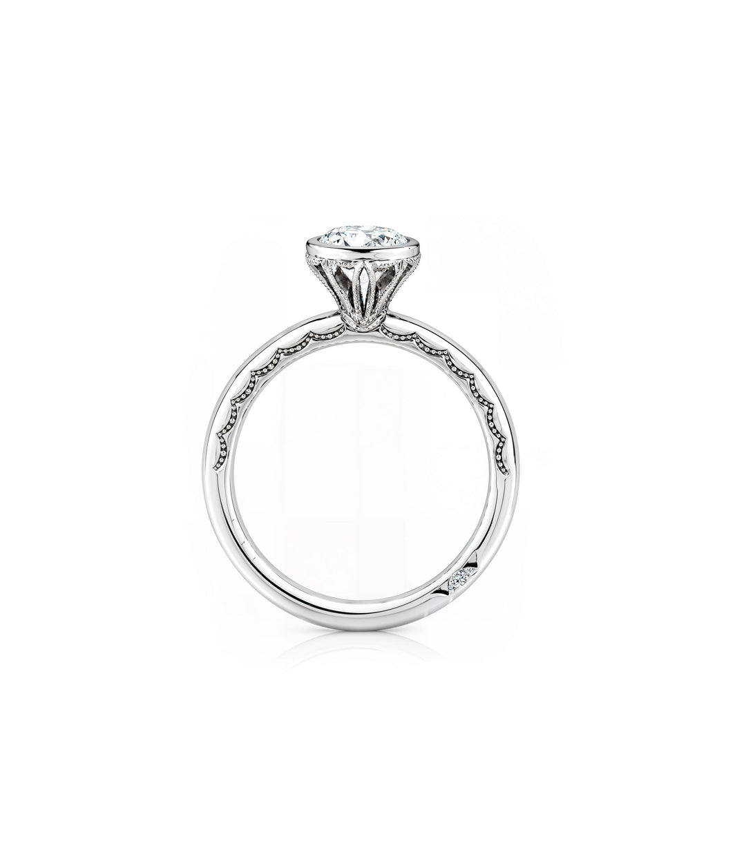 18kt White Gold Tacori Diamond Engagement Ring