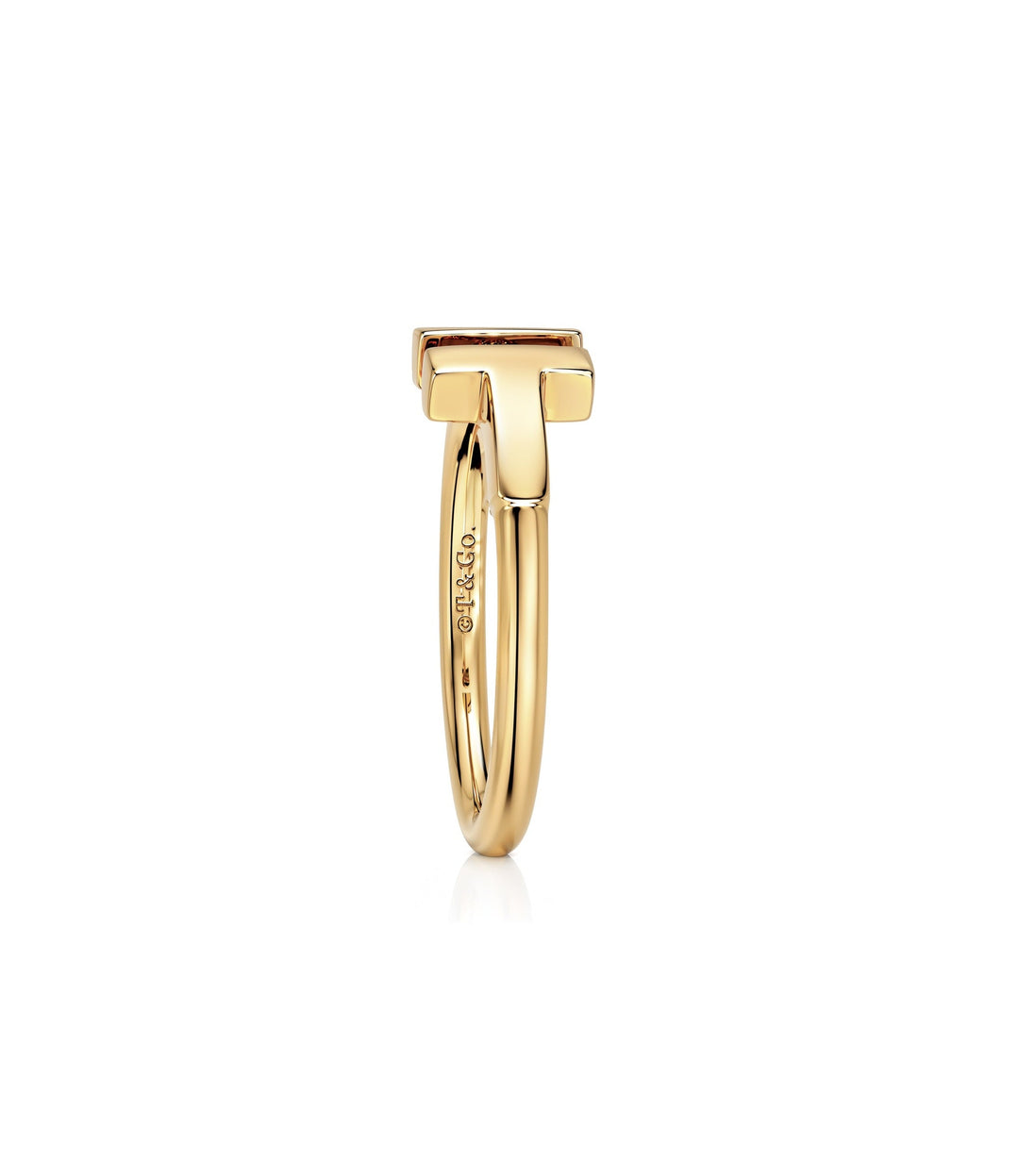 18kt Yellow Gold Estate Tiffany & Co T Ring