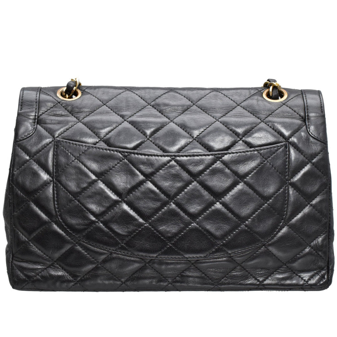 Vintage Chanel Double Flap With Two Tone Logo