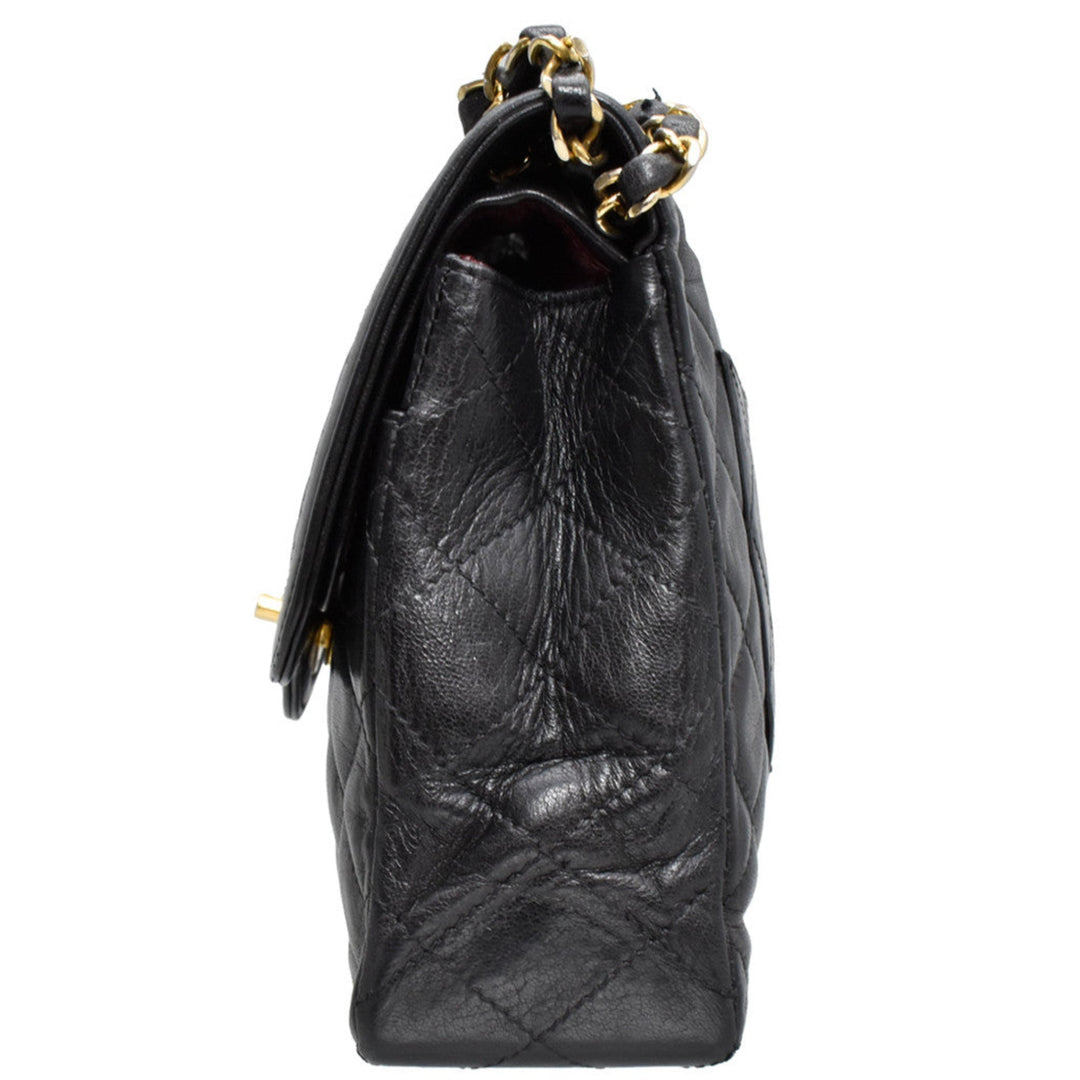 Vintage Chanel Double Flap With Two Tone Logo