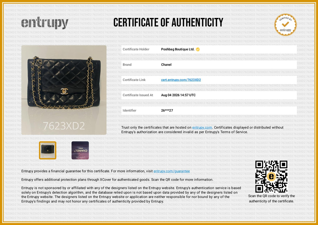 Paris Limited Edition Double Flap Lambskin Chain Bag
