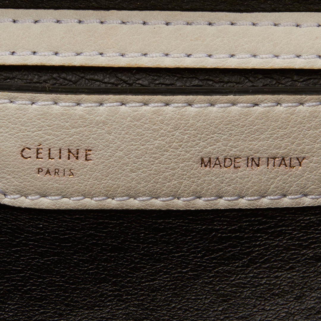 trapeze suede and calf leather bag