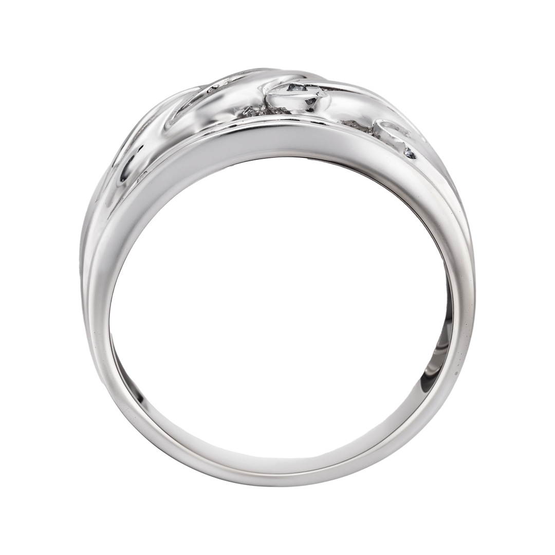 10kt White Gold Estate Diamond Ring