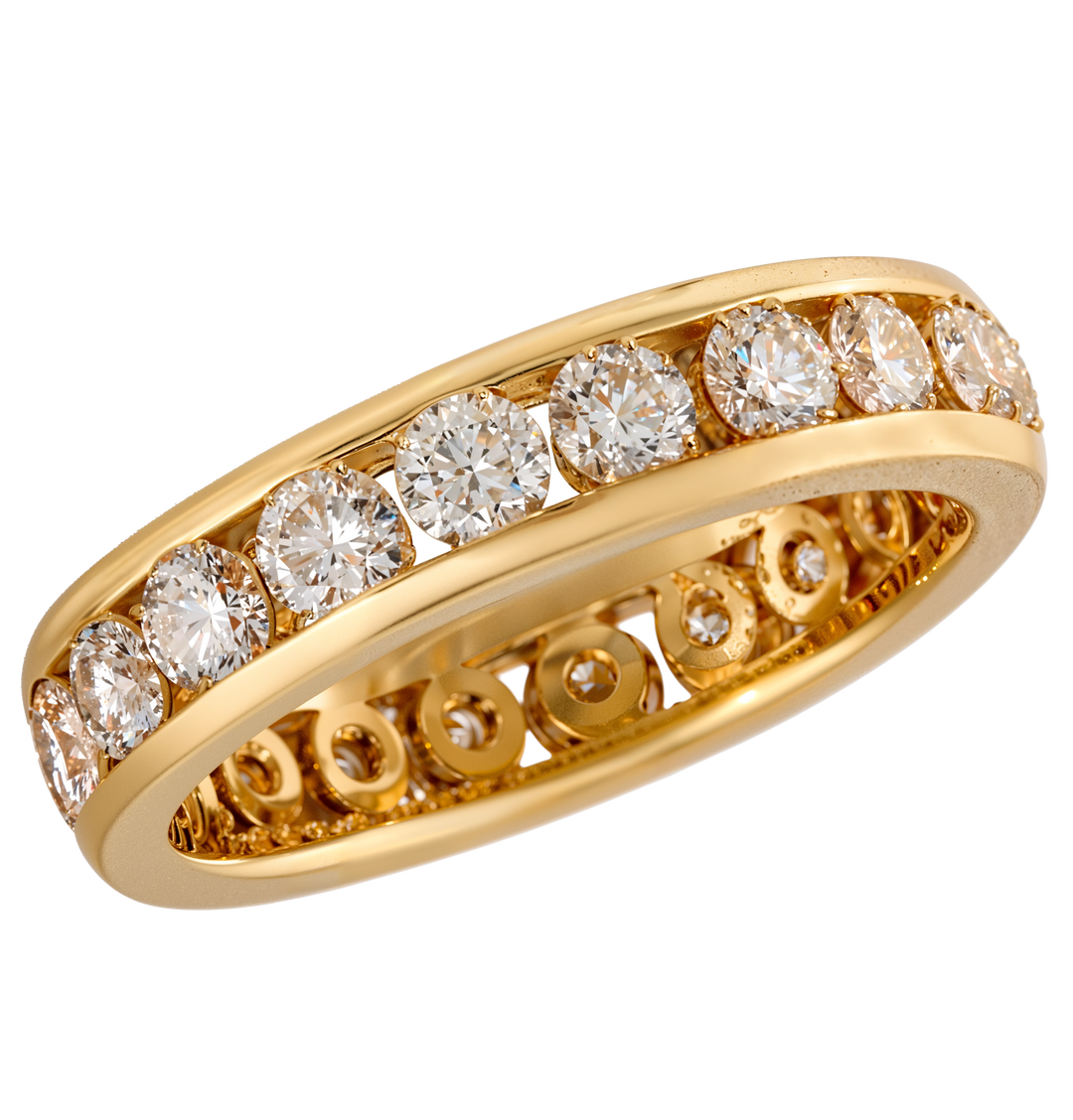 14kt Diamond Eternity Band