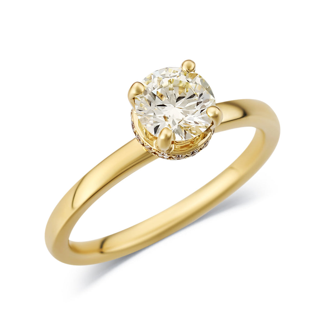 14kt Yellow Gold Diamond Ring