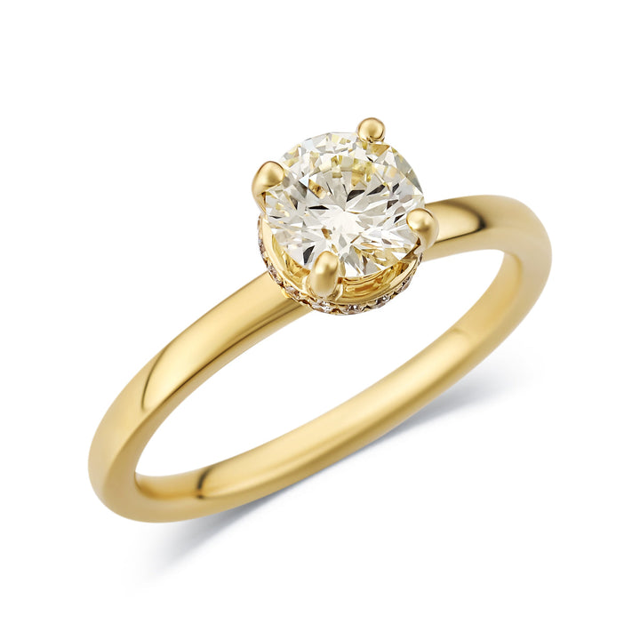 14kt Yellow Gold Diamond Ring
