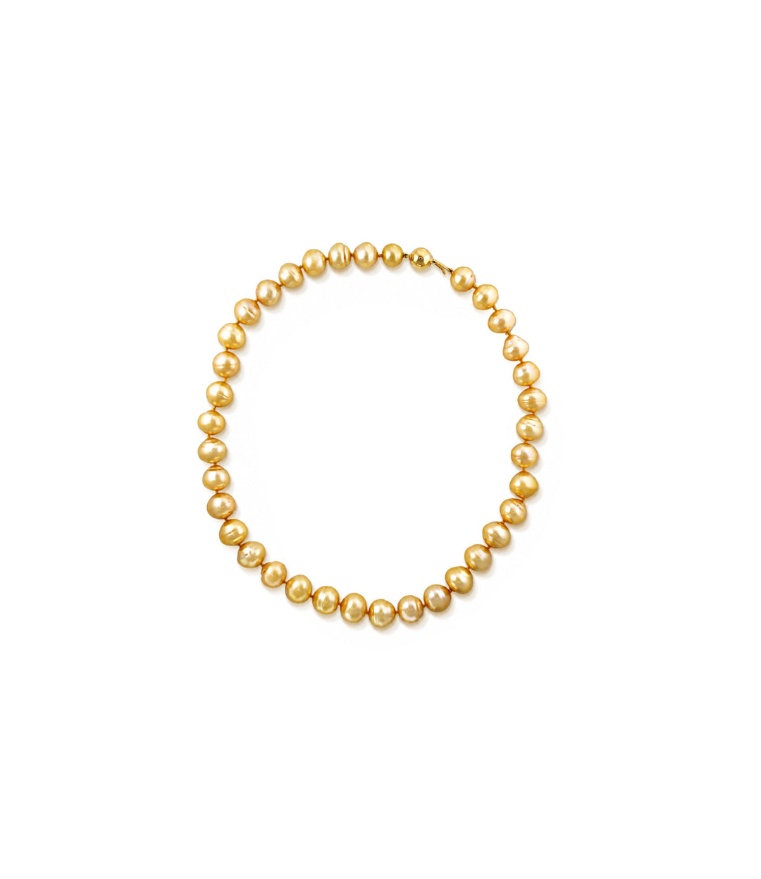 14kt Estate Freshwater Baroque Gold Pearls