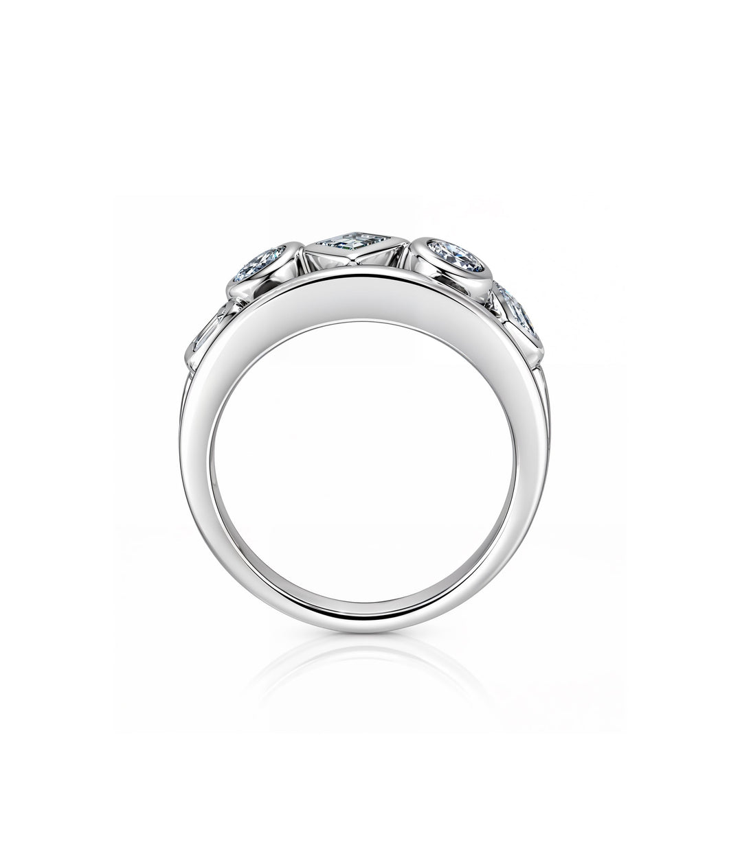 14kt White Gold Estate Diamond Ring