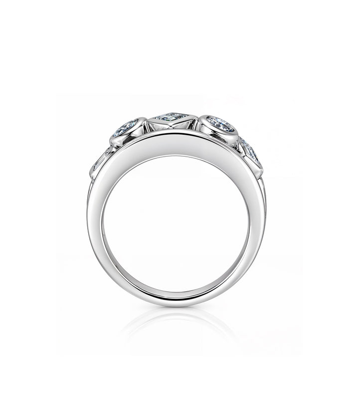 14kt White Gold Estate Diamond Ring