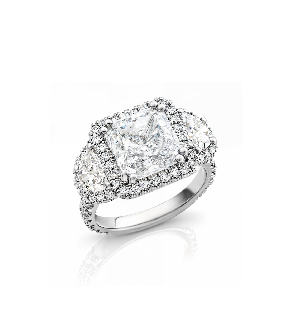 14kt White Gold Lab Grown Diamond Ring