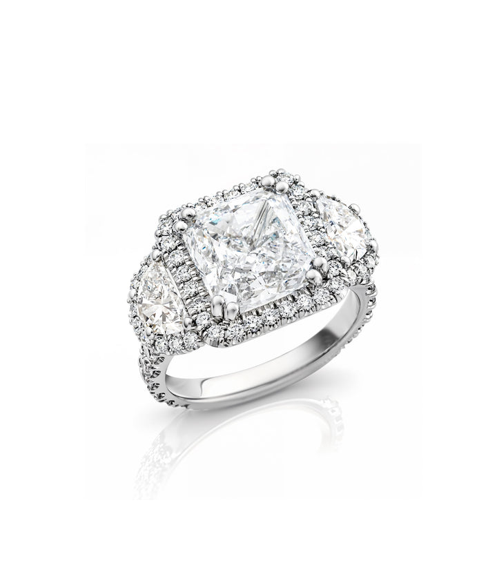 14kt White Gold Lab Grown Diamond Ring
