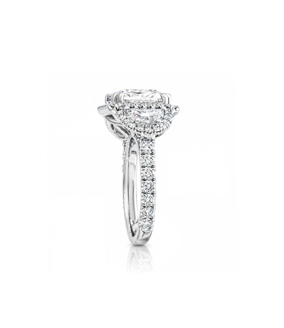 14kt White Gold Lab Grown Diamond Ring