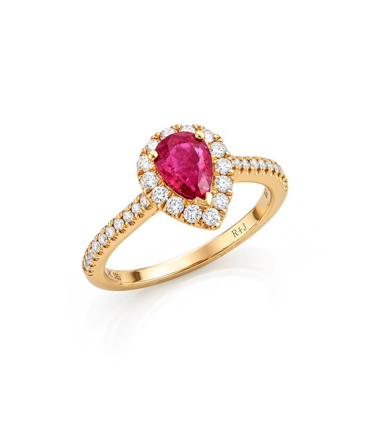 14kt Ruby Diamond Ring