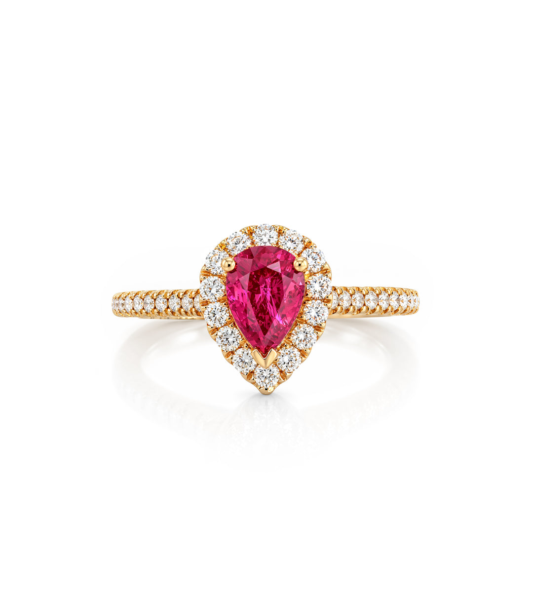 14kt Ruby Diamond Ring