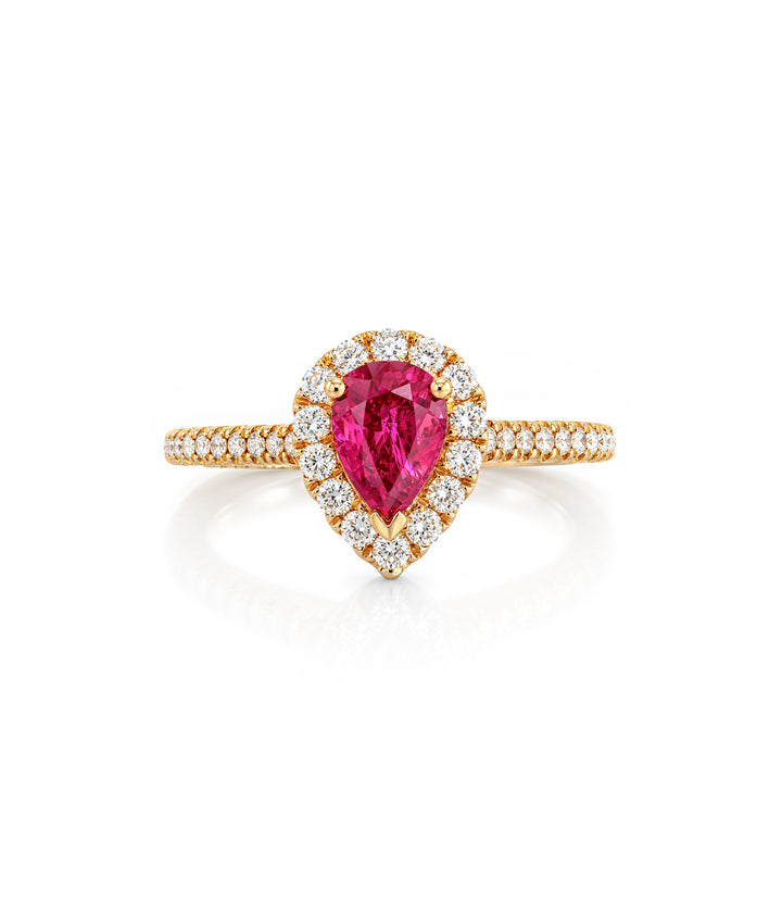 14kt Ruby Diamond Ring